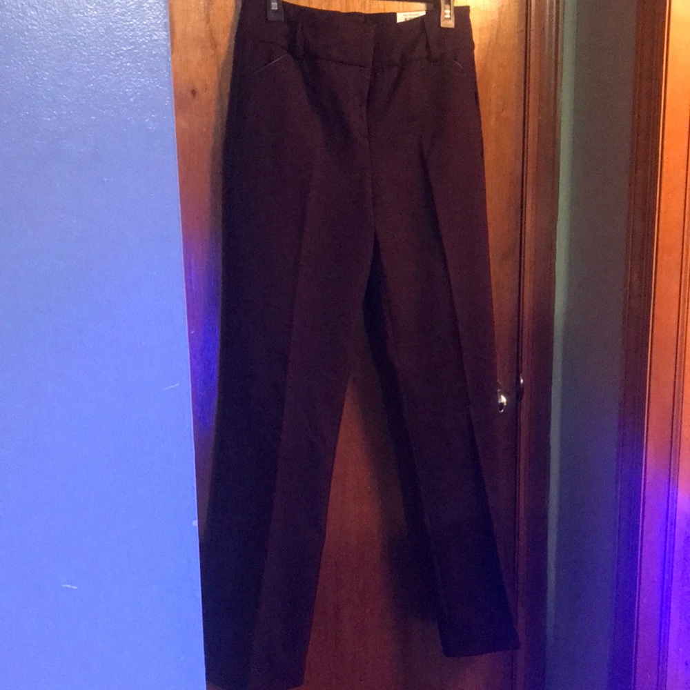 New wine colored trousers. Wide leg. Brand new with tags. Size 6